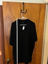 Gap Textured Sweater Polo – XL Tall – Black – Short Sleeve – NWT – Diamond Knit