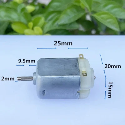 MARKENLOS DC 3.7V 5V 6V 25000RPM High Speed 130 Carbon Brush Electric Motor Embossed Shaft