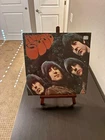 THE BEATLES - Rubber Soul - Very Rare Sleeve 'Black STEREO' w/ Lennon Coat Snag!