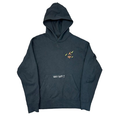 Air Jordan Warum nicht? Hoodie bestickt Print Y2K schwarz Sweatshirt Herren Medium