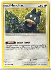 1x Munchlax 173/236 Uncommon Unified Minds Pokemon TCG-UNPLAYED