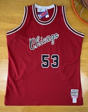 Authentic Mitchell & Ness 1976 Chicago Bulls Artis Gilmore Jersey 56 Made In USA