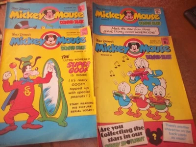 4 X Walt Disney's Mickey Mouse and Donald Duck Comic Feb / March 1976 weekly GC - Image 1 of 4