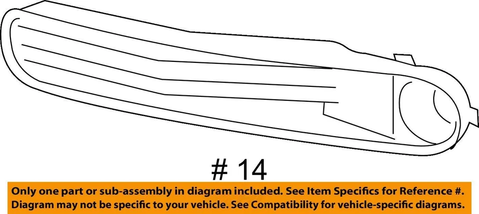 Se adapta a Pontiac G6 2010 parrilla rueda LWR 20830156 - NUEVO FABRICANTE DE EQUIPOS ORIGINALES 20830156 Foto 4 de 4