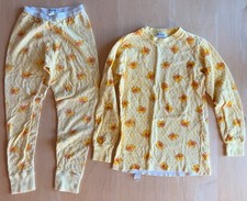 Vtg Duofold 2 Piece Fabric USA Made Girls Size 12 women s XS Long Underwear