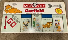 2003 Garfield Hasbro Monopoly Game 25th Collector's Edition
