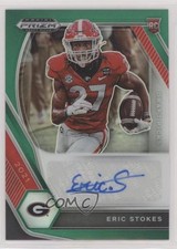 2021 Panini Prizm Draft Picks Green Eric Stokes #DPA-ERS Auto 9r9