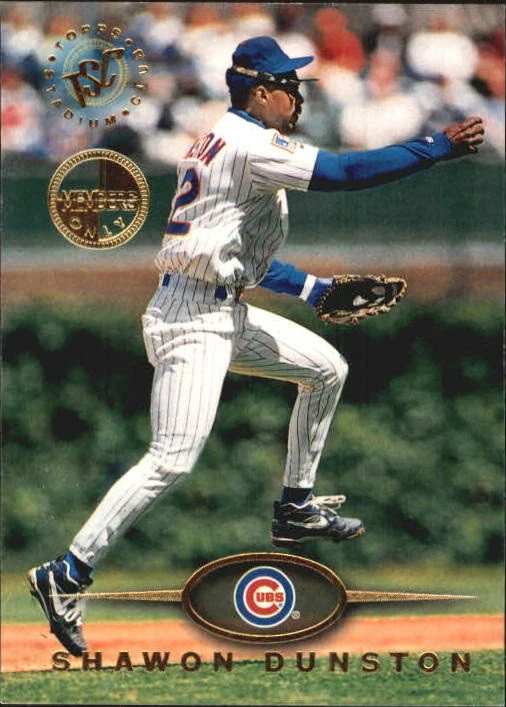 Shawon Dunston trading card