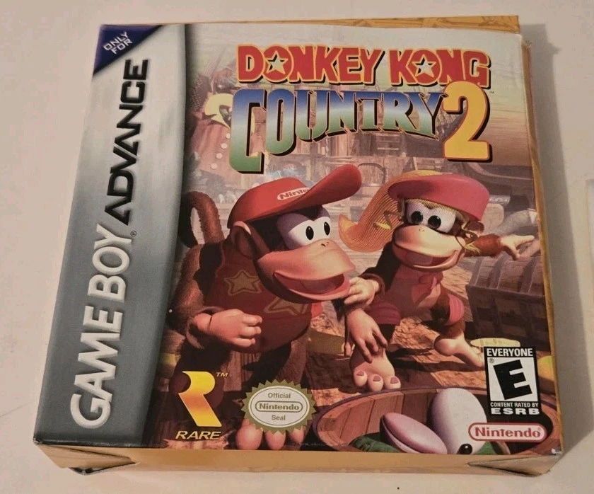 Donkey Kong Country 2 (Game Boy Advance | GBA) Подлинная КОРОБКА РУЧНЫЕ ВСТАВКИ ТОЛЬКО - Изображение 2 из 4