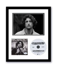 Bailey Zimmerman Autograph Signed 11x14 Custom Framed CD Photo Religiously ACOA