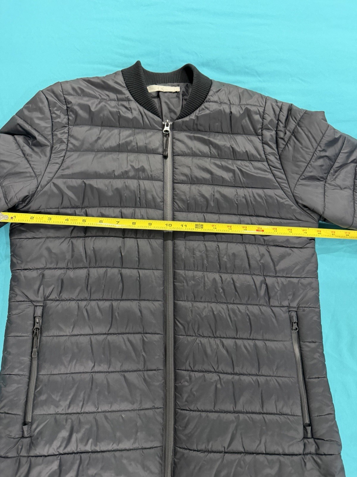 Outerknown - Black Evolution Puffer Bomber Jacket… - image 4