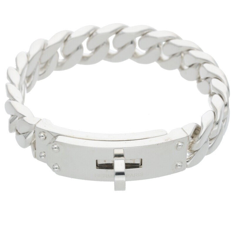 Hermes bracelet ST Kelly Gourmet GM silver  925 519471