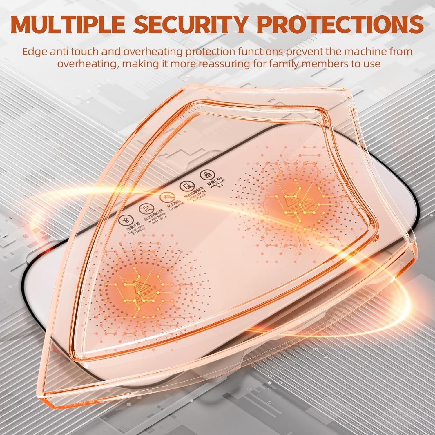 2PCS Food Warming Mat Temperature Electric Warming Tray