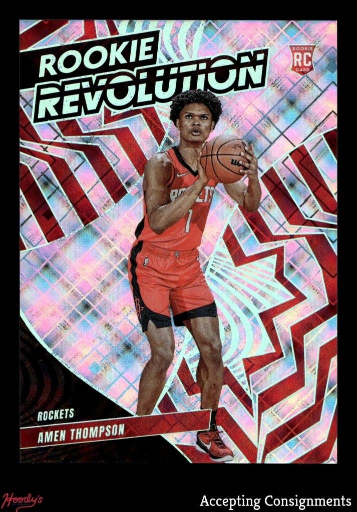 2023-24 Panini Revolution Rookie Revolution Cosmic #15 Amen Thompson RC 89/99