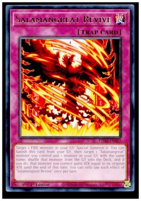 Legendary Duelists: Soulburning Volcano Salamangreat Revive Card Yu Gi OH