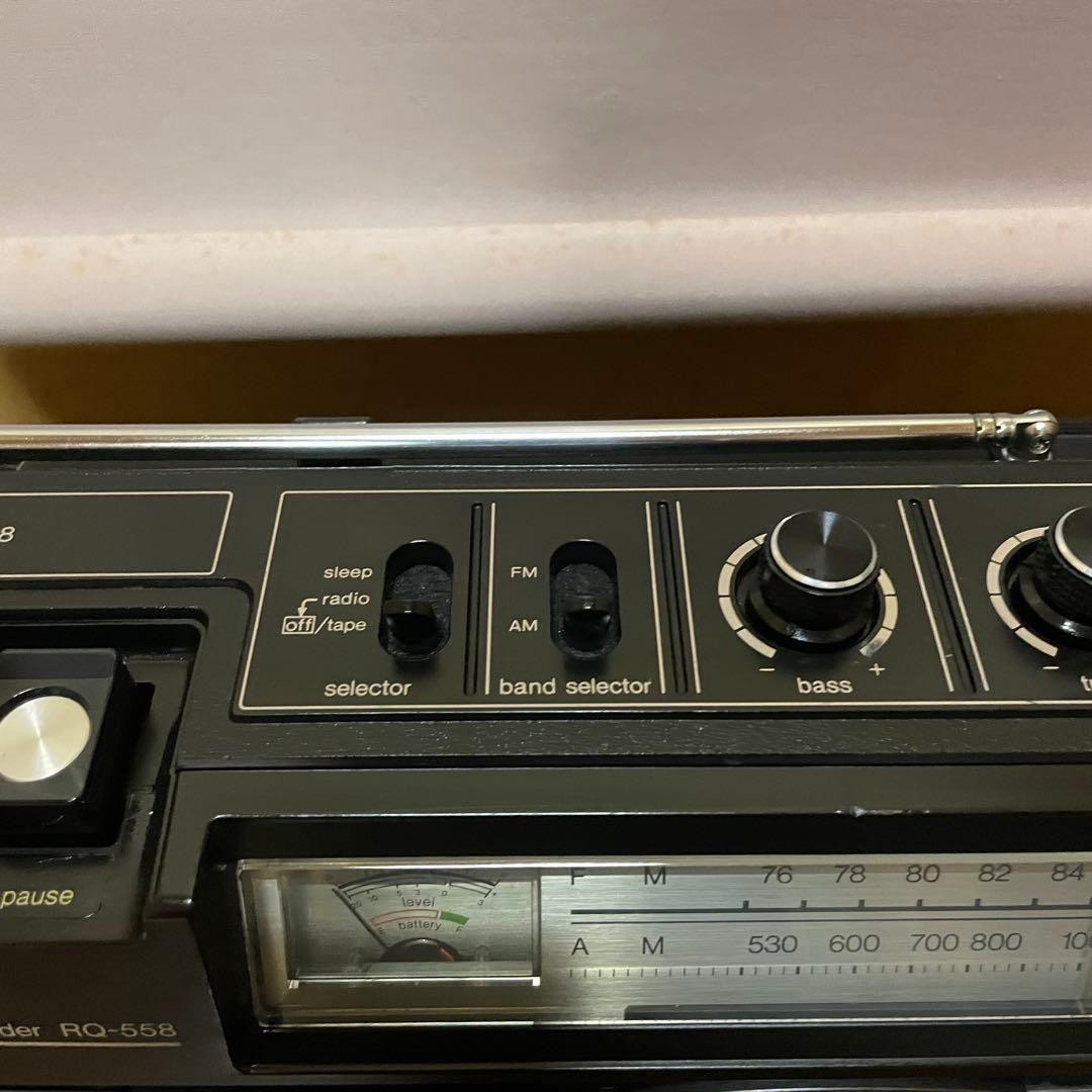 National Panasonic RQ-558 Vintage Boombox Radio Cassette Serviced