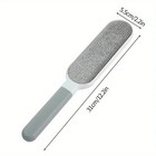 Double-Sided Pet Hair Remover β Manual Lint Brush for Sofa & Clothes