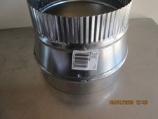 HVAC Duct Pipe Galvanized Taper Reducer, 7 x 6 In., 24 Gauge - GV1350