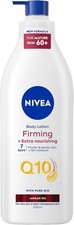 NIVEA Q10 60+ Mature Skin Body Lotion (400ml), Nourishing Firming Cream with Q10