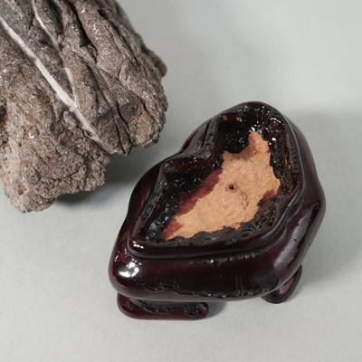 Suiseki Viewing Stone Bonsai 安倍川石 Abekawa Stone ornamental