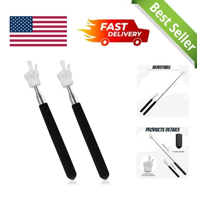 2Pcs Telescopic Teacher Pointer Sticks   Engaging Classroom Tools for Educators