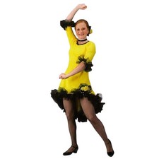 Costume da ballo Shake Senora bambino X-Small abito spagnolo e bauli giallo e nero