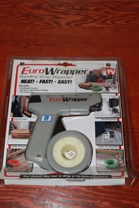 EuroWrapper Bundling Strap Dispenser Gun As Seen On TV NEW Sealed w/ Straps Clip