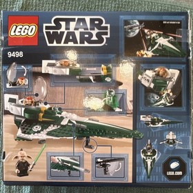 LEGO Star Wars Saesee Tiin's Jedi Starfighter 9498 Complete Set 244pcs Minifigs