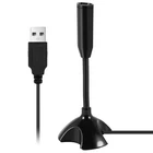 1X(USB Microphone Web Flexible Noise Canceling Mic For  PC Computer Laptop2364
