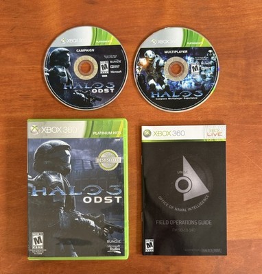 Halo 3: ODST (Xbox 360) Great Condition CIB Complete & Tested - Ships Fast