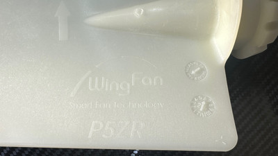P5ZR Wingfan (same as 5ZR Multiwing ) fan blade, uncut, with pitch pin