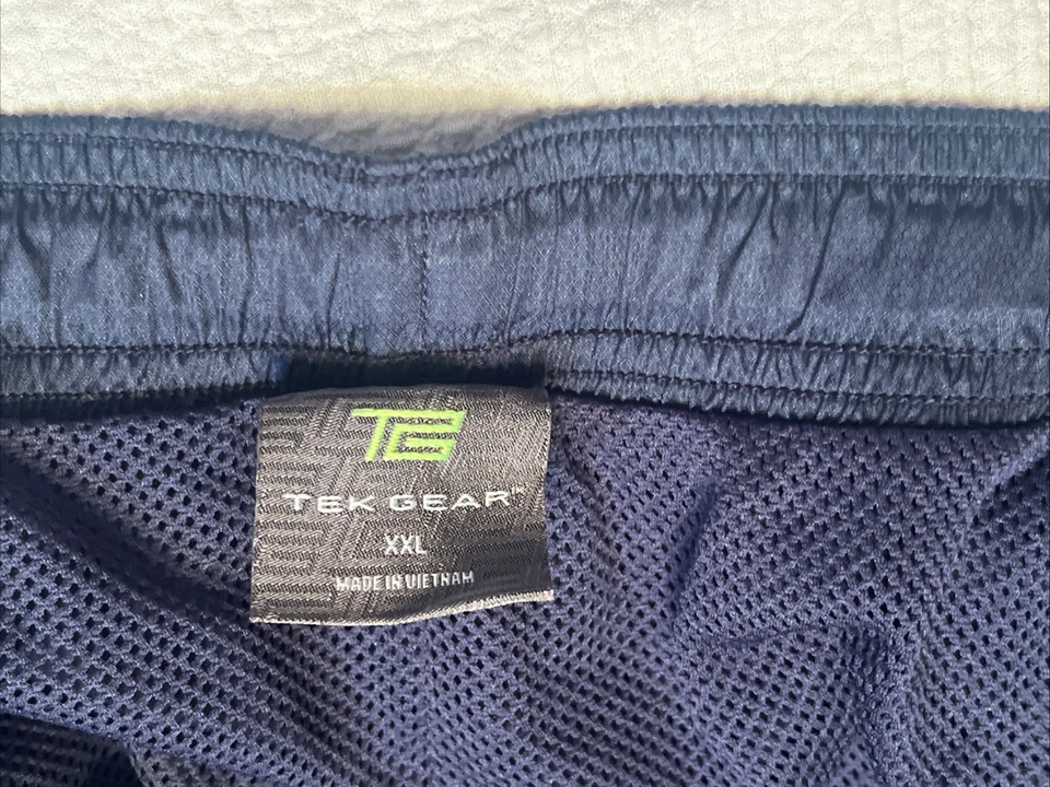 Pantalones deportivos Tek Gear XXL para hombre con cremalleras y bolsillos azul/azul Foto 4 de 4