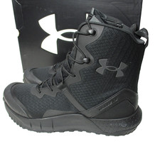 Under Armour Micro G Valsetz Zip 8" Tactical Boot Mens Sz 10.5 Black