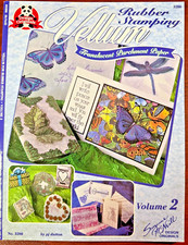 Rubber Stamping Vellum Leaflet, Volume 2 - 1998 - Vintage  NLA 