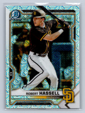 2021 Bowman #BCP-225 Robert Hassell Chrome Prospect Mega Box Mojo Refractor