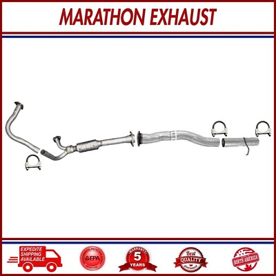 FrontCat+Pipe+RearPipeFor94-95 Chevy&GMC C2500&K2500 4.3L Under8600lbs.|131.5''WB