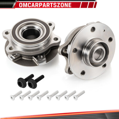 Pair(2) Front Wheel Hub Bearing Assembly For Audi A4 A5 Quattro A6 A7 Allroad Q5 - Picture 3 of 9