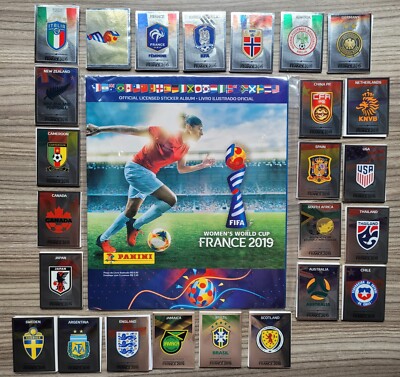 Panini Frauen WM France 2019 - Komplettset + Album + Tüte + Card Marta (Brazil)