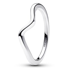 PANDORA Schmuck Silberring für Damen Polierte Welle 193095C00