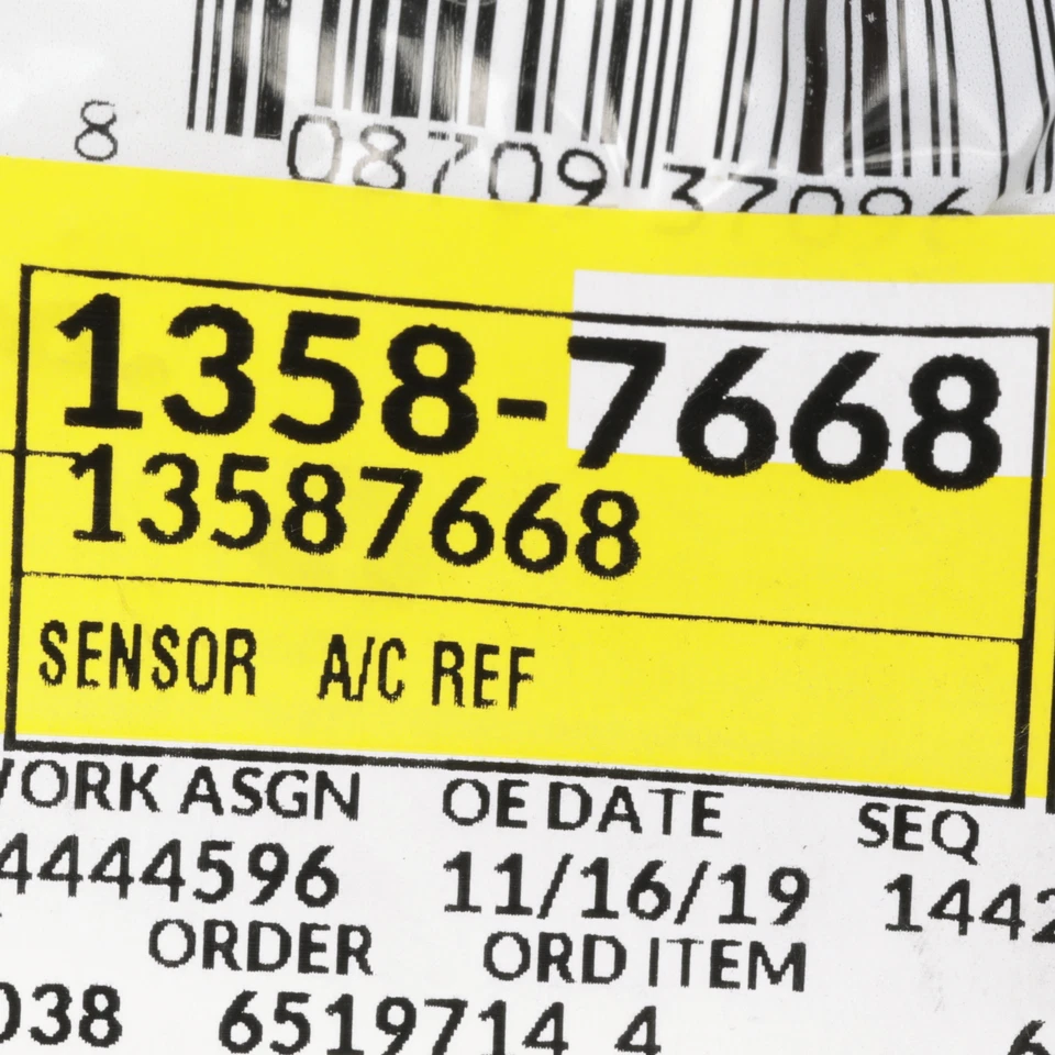 OEM NEW 2000-2023 GM Air Conditioner A/C Refrigerant Pressure Sensor 13587668 - Image 3 of 3