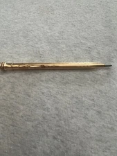 Wahl Eversharp Gold Filled Chevron Pattern Propelling Pencil