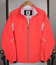 FOOTJOY Womens Waterproof Windproof Jacket Size Large Hydrolite Full Zip Shell