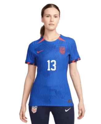 Nike USWNT Star Alex Morgan Soccer Jersey DR4000-406 Blue USA Women’s  Size L