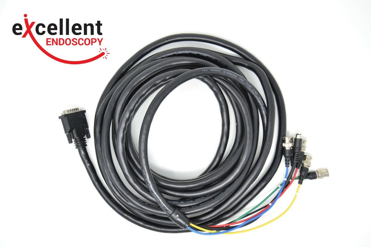 OLYMPUS MAJ-1462 RGB Video Monitor Cable Cord for CV-180 Endoscopy