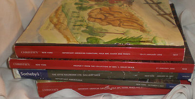 Folk Art & Americana Sotheby's & Christie's Coll of 5 , Otto Naumann Ltd , etc *