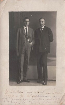 RPPC Young Men Norway Consulate Embassy Georg Caspersen Photo Postcard F20