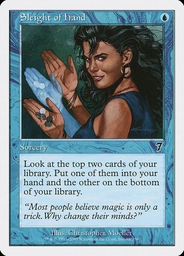 MTG【手練/Sleight of Hand】日本語英語 foil 9ED MTG Japanese FOIL Sleight of Hand 7th Edition 1 of 2 | eBay