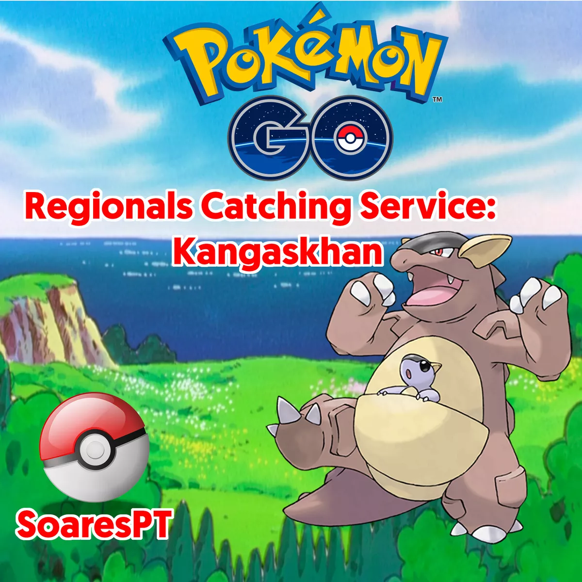 Pokemon Go Kangaskhan (regional pokemon)