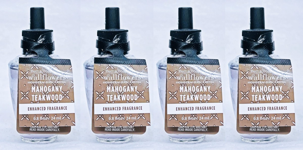 Bath Body Works MAHOGANY TEAKWOOD Wallflower Home Scent Oil