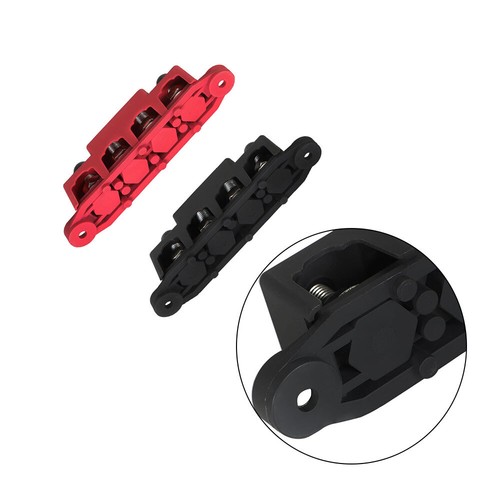 New Power Distribution 12V 250A 5/16" Red and Black Pair 4 Post Busbar Bus Bar - Picture 4 of 8